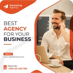 BEST AGENCY FOR YOUR BUSINESS illustration